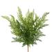 Vickerman 26 Artificial Green Fern Bush Pack of 2