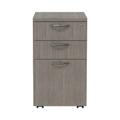 Alera ALEVA572816GY Valencia Series Mobile Pedestal File Gray