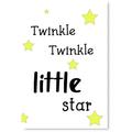 Awkward Styles Kids Motivational Quotes Printed Wall Art for Children Twinkle Twinkle Little Star Poster Picture for Baby Room Star Poster Nursery Room Art Twinkle Twinkle Little Star Unframed Poster