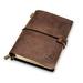 Wanderings Leather Pocket Notebook - Small Refillable Travelers Journal - Passport Size Perfect for Writing Gifts Travelers Professionals as a Diary or Pocket Journal. Small Size - 5.1 x 4 inche