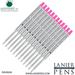 Lanier Combo Pack - 12 Pack - Monteverde Soft Roll Ballpoint W13 Paste Ink Refill Compatible with most Waterman Style Ballpoint Pens - Pink (Medium Tip 0.7mm)