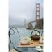 Dream Cafe Golden Gate Bridge - 42 Poster Print by Alan Blaustein (12 x 18)