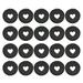 OUNONA 20Pcs Loose Leaf Binder Discs Plastic Planner Binding Rings Hollow Expansion Discs