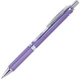 Pentel EnerGel Alloy Retractable Gel Pens - Medium Pen Point - 0.7 mm Pen Point Size - Refillable - Retractable - Violet Gel-based Ink - Violet Metal Barrel - Stainless Steel Tip - | Bundle of 5