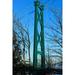British Columbia Vancouver Lion s Gate Bridge Tower Poster Print by Rick A Brown (24 x 36)