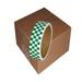 Laminated Checkerboard Outdoor Vinyl Tape 1 X 18 Yard Roll Green / White (24 Roll / Case)