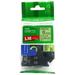 LM Tapes replacement for Brother PT-1280 Label Maker 6mm Black on Bright Green Compatible TZe P-touch Tape (1/4 0.23 Laminated) for use in Ptouch PT1280 Label Printer