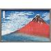 Fine Wind Clear Morning by Katsushika Hokusai Wall Poster 14.725 x 22.375 Framed