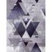 Purple Geometric Poster Print by Urban Epiphany Urban Epiphany (18 x 24)