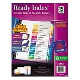 Avery Ready Index Table of Contents Reference Divider - 15 per set-2PK