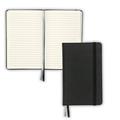 Samsill Hardcover Notebook 5.25 Inch x 8.25 Inch Black