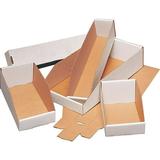 Box Partners Open Top Bin Boxes 10 x 12 x 4 1/2 White 25/Bundle BINMT1012