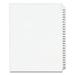 Preprinted Legal Exhibit Side Tab Index Dividers Avery Style 25-Tab 126 To 150 11 X 8.5 White 1 Set (1335) | Bundle of 2 Sets