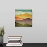 Great Big Canvas 'Mountain View' by Ryan Fowler Graphic Art Print | 8 H x 8 W x 1.5 D in | Wayfair 1421089_1_8x8