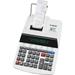 Canon MP27DII Print Calculator - Dual Color Print - Dot Matrix - 4.8 lps - Heavy Duty Extra Large Display Auto Power Off Clock Calendar Sign Change Item Count - 12 Digits - Fluorescent - AC Supp