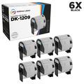 LD Compatible DK-1209 6 Rolls of Address Labels / 1.1 in x 2.4 in White