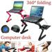 360Â° Adjustable Foldable Laptop Notebook Lap PC Folding Desk Table