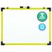 Quartet Industrial Magnetic Whiteboard 3 x 2 Yellow Frame - Whiteboards