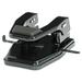 MasterÂ® 40-Sheet Heavy-Duty Steel Two-Hole Punch Padded Handle Black