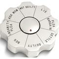 Fashion Silver-Tone Legal Decision Maker Spinner Paperweight (3.5 X 0.85) Made In China gm8772