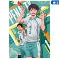 Riapawel Haikyuu!! Poster 12 X16 Cartoon Anime Characters Poster Home Decoration Wall Art Poster Gift for Anime Fans