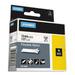 Rhino Flexible Nylon Industrial Label Tape 0.5 X 11.5 Ft White/black Print | Bundle of 2 Each