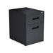 Two-Drawer Metal Pedestal File High File Drawer 14.96w x 19.29d x 21.65h Charcoal