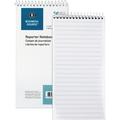 Business Source Coat Pocket-size Reporters Notebook - 70 Sheets - Spiral - 4 x 8 - White Paper - 12 / Dozen | Bundle of 5