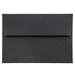 JAM 4Bar A1 Envelopes 3.6x5.1 Black Linen 50/Pack