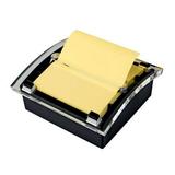 Post-it-1PK Clear Top Pop-Up Note Dispenser For 3 X 3 Pads Black Includes 50-Sheet Pad Of Canary Yellow Pop-U