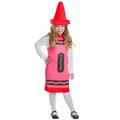 Dress Up America Red Crayon Costume Medium - Age 8 to 10