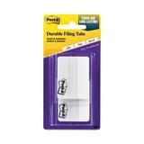 Post-it Lined Tabs 1/5-Cut White 2 Wide 50/Pack