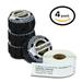 4 Rolls of Dymo 30572 Compatible White Address Labels for LabelWriter Label Printers 1-1/8 x 3-1/2 inch (260 Labels Per Roll)