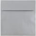 JAM 6.5x6.5 Square Envelopes Silver Metallic 25/Pack