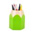 YUEHAO Pencil Barrel Makeup Brush Vase Pencil Pot Pen Holder Stationery Storage GN pencil holder green Green