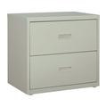 Hirsh 30 Inch Wide 2 Drawer Metal Lateral File Cabinet for Home and Office Holds Letter Legal and A4 Hanging Folders Gray