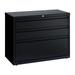 Hirsh 36 inch Wide 3 Drawer Box-Box-File Metal Lateral File Cabinet for Home and Office Holds Letter Legal and A4 Hanging Folders Black