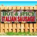 Hot & Spicy Italian Sausage 13 oz Vinyl Banner With Metal Grommets
