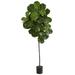 Nearly Natural 6.5 ft. Fiddle Leaf Artificial Tree