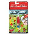 Melissa & Doug On the Go Water Wow! Reusable Water-Reveal Coloring Activity Pad â€“ Sports - FSC Certified