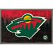 NHL Minnesota Wild - Logo 15 Wall Poster 14.725 x 22.375 Framed
