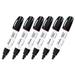 Sharpie Oil-Based Paint Marker Bold Point Black Ink Pack of 6