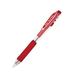 Wow! Gel Pen Retractable Medium 0.7 Mm Red Ink Clear/red Barrel Dozen | Bundle of 5 Dozen