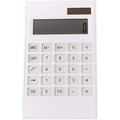 Calculators for Students Standard Function Desktop Calculator White 12 Digit Dual Power Solar Calculator Simple Office calculators (Color : White)