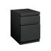 Hirsh 20 Deep Mobile Pedestal File Cabinet 3 Drawer Box-File Letter Width Charcoal