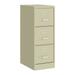 Hirsh 22 Deep 3 Drawer Letter Width Vertical File Cabinet Commercial Grade Putty