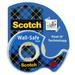 Scotch Wall-Safe Tape Dispenser 3/4 in. x 650 in. 1 Dispenser