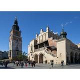 Sukiennice the Renaisssance Cloth Hall and Wieza Ratuszowa the 13th Century Town Hall Tower Rynek Glowny The Main Market Square Krakow Poland Poster Print (20 x 27)