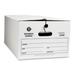 Business Source Storage Box- Legal- 15in.x24in.x10in.- 12-CT- White