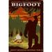 Rocky Mountain National Park Colorado Home of Bigfoot (12x18 Wall Art Poster Room Decor)